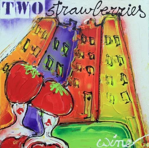 Two strawberries — Geoffrey   Wijn