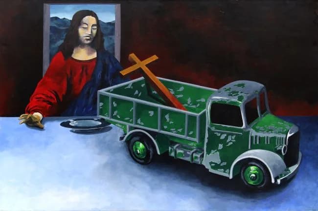 Bedford truck 1949 Damaged Dinky Toys 03 — Herman van der Burgh