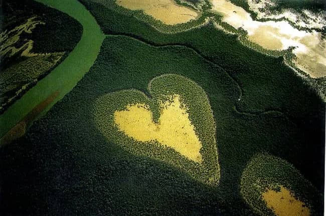 Heart in Voh — Yann Arthus-Bertrand