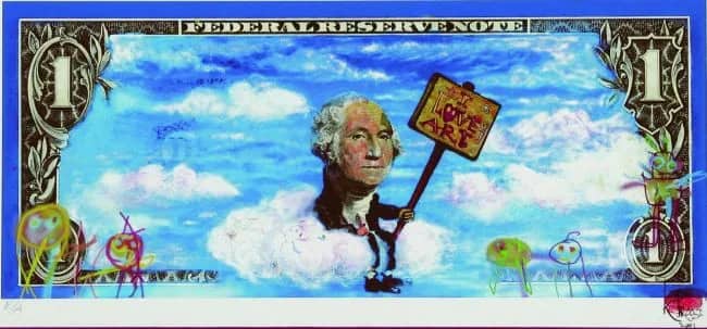 One dollar, I Love Art/100 — Kamile Proost