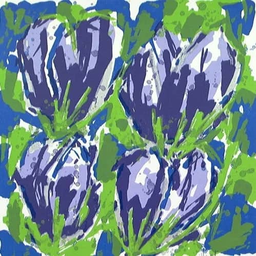 Tulpen 2002 paars/lila /100 — Ad van Hassel