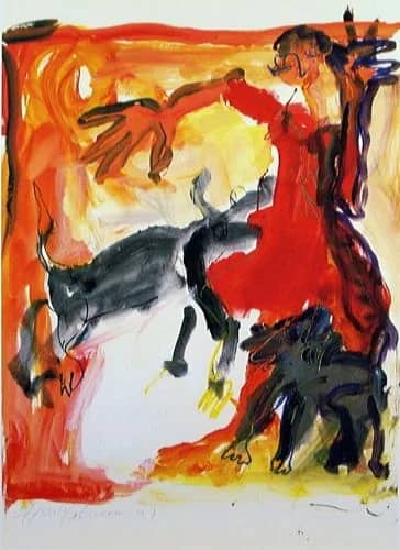 Red dress /150 — Hetty van der Linden