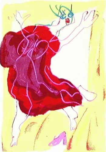 El vestido rojo I — Hetty van der Linden