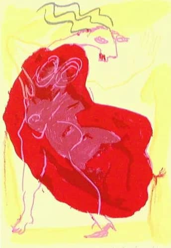 El vestido rojo II — Hetty van der Linden