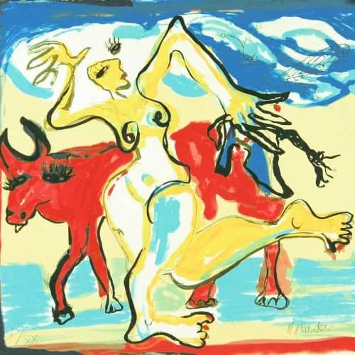 Zapato azul /75 — Hetty van der Linden