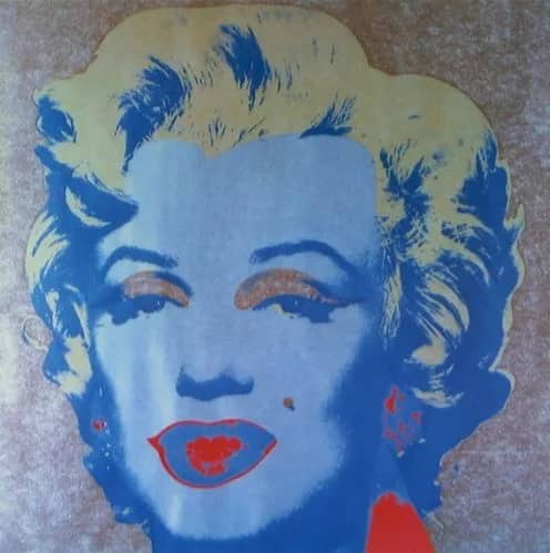 Marilyn blue — Andy Warhol