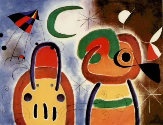 L"oiseau au plum.2hp — Joan Miro