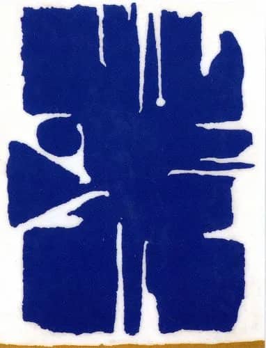 Aru dunkel-blau — Willi Baumeister