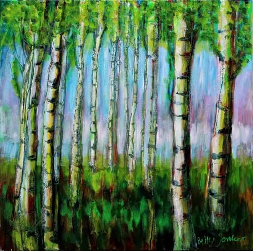 Birch trees — Betty Jonker
