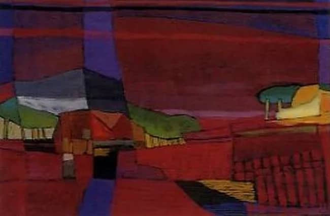 Zonder titel (rood) — Ton Schulten