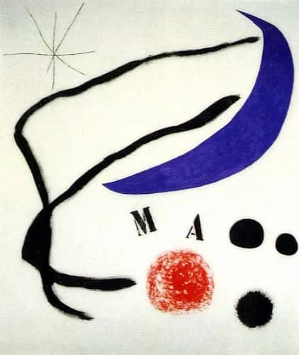 Poema I, 1968 — Joan Miro