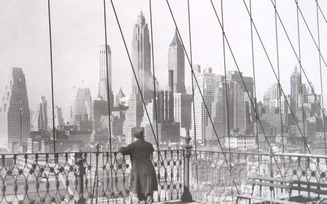 View from the bridge — Unknow artist Anonymous