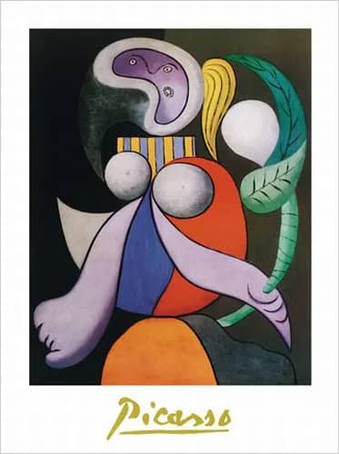 Femme a la fleur — Pablo Picasso
