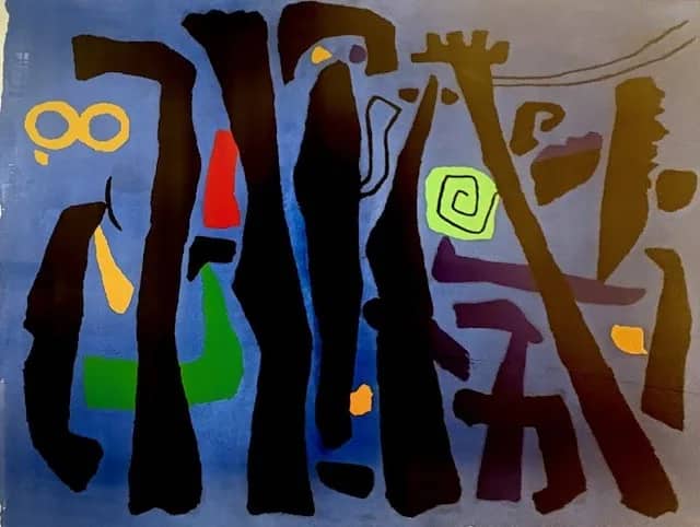 Zwarte vormen... 2hp — Willi Baumeister
