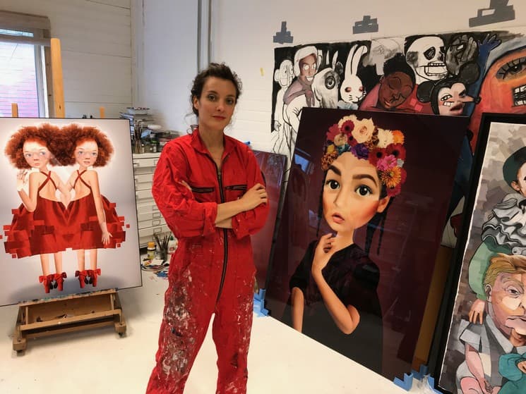 Nieuwe kunst van Barbara van den Berg te koop en te huur