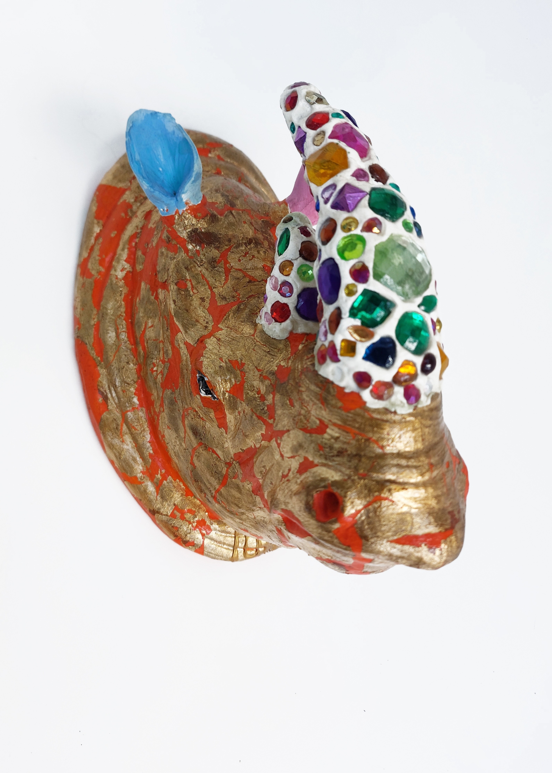 Rhino #2 (muur sculptuur)