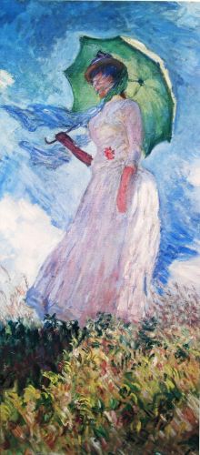 Femme a l”ombrelle