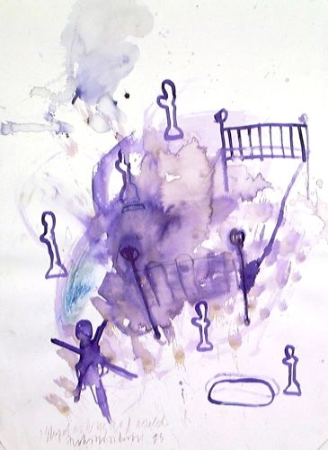 `Be-d-room” (paars)