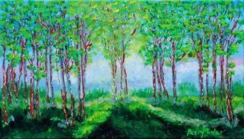 Birch in spring