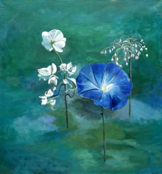 Fleurs en vert